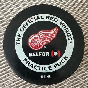 NHL Official Practice Puck - Black and White